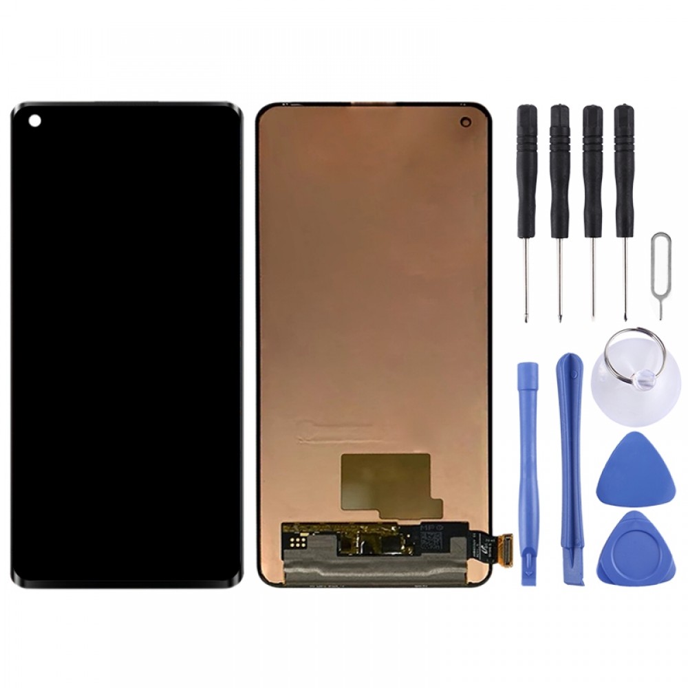 Original AMOLED Material LCD Screen and Digitizer Full Assembly for OnePlus 8 (Black) Other Replacement Parts OnePlus 8